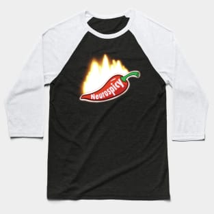 Neurospicy: Level- Fire Baseball T-Shirt